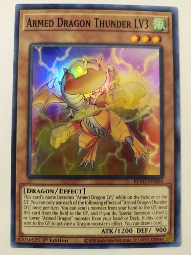 Armed Dragon Thunder Lv3 - Super Rare    Blvo