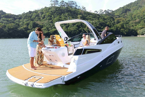 Imagem 5 de 9 de Lancha Focker 330 Gt Mercruiser 200hp ,semi Nova,ventura F