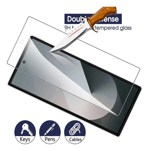 Película De Vidro Para Samsung Galaxy Z Fold 6 Tela Externa