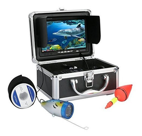 Camara Video Para Pesca Submarina 98.4 Ft 12 Luz Led Bajo