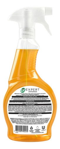 Liquido Espuma De Limpieza Activa Antigrasa 500ml Expert Cif