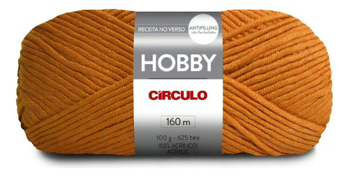 Lã Hobby Círculo 100g Cor Mostarda - 7030