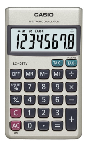 Calculadora Casio Lc-403tv 8 Dígitos