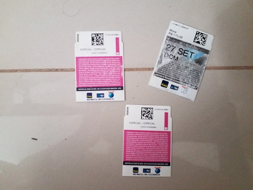 Ingresso Rock In Rio 2013 E 2015 Para Colecionador