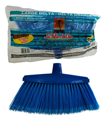 1 Escoba Cepillo Premium Delta Grande Palma De Oro C Bastón