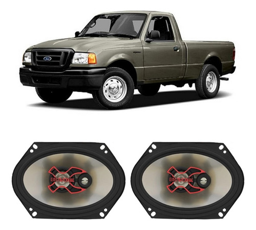 Kit Alto Falante Bravox 5x7 100w Rms Ranger 1993 A 2004