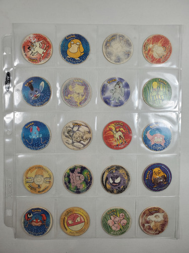 Colección De Tazos Pokemon 1 Y 2 151/151 Piezas (Usado)