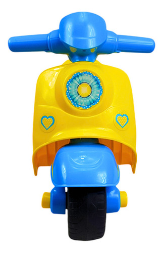 Montable Correpasillos Para Niños Juguete De Equilibrio moto Color Amarillo