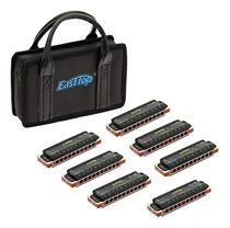 Comprar Armónica East Top De 7, 10 Hoyos, Diatonic Blues Harp Mo