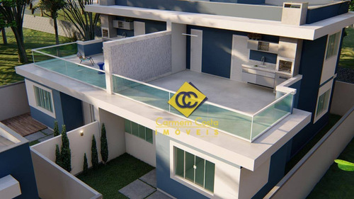 Imagem 5 de 12 de Casa Com 3 Quartos À Venda, 120 M² Por R$ 390.000 - Colinas - Rio Das Ostras/rj - Ca1887