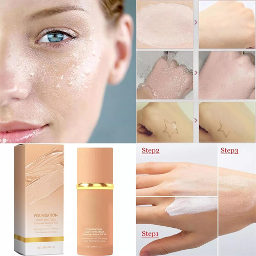 Base De Maquillaje Forever Bloom De 2 Piezas Con Protector S