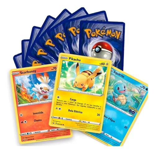 Carta Pokemon Energia De Agua, Comprar Novos & Usados