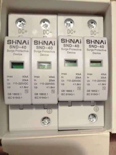 Imagen 10 de 10 de Dc Spd Dps Microcontrolador Protección Sobretensiones Solar
