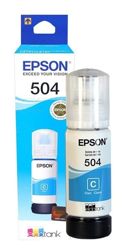 Recarga Tinta Epson Cyan T504220