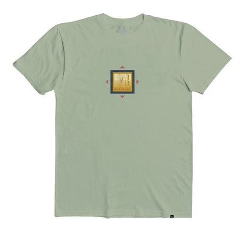 Remera Quiksilver Modelo Mountain Raise Verde Exclusivo