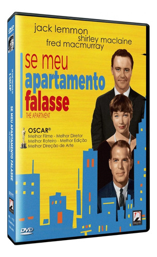 Se Meu Apartamento Falasse - Dvd - Jack Lemmon - Novo