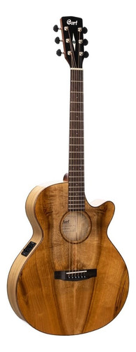 Violão Cort Sfx Myrtlewood Flat Aço C/pré Fishman Presys Ii Cor Natural Orientação da mão Destro