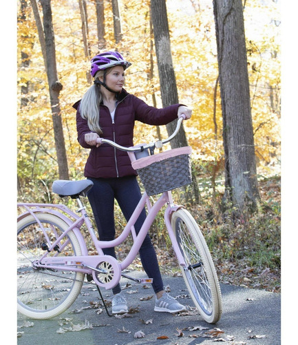Imagen 5 de 7 de Bicicleta Kent 26 In. Charleston Ladies Cruiser Bike Pink