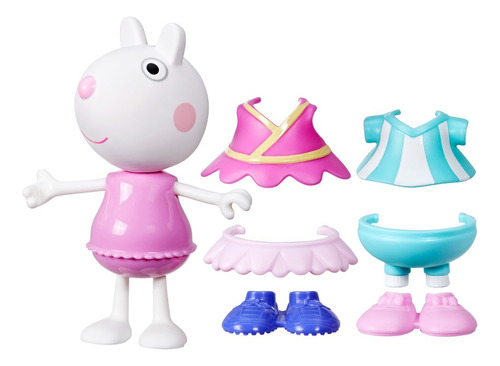 Muñeca De Suzy Sheep Con 6 Accesorios De Moda 3 Años Peppa P