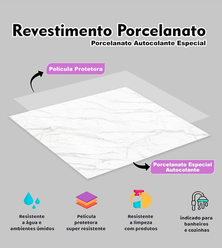 Painel Placa Para Parede E Piso Chão Autocolante Laminado