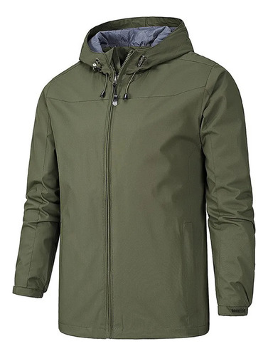 Chaqueta Delgada Para Hombre, A Prueba De Viento, Delgada, Con Cremallera, Bolsa Nueva