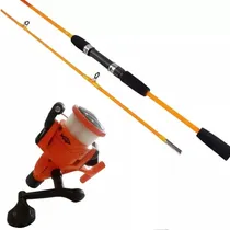 Comprar Combo Caña Pesca 2,40 Mts Reel Sl500-8 3 Rulemanes Red Fish 