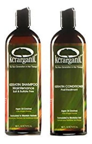 Conjunto De Pós-tratamento De Queratina Orgânica Shampoo Sem
