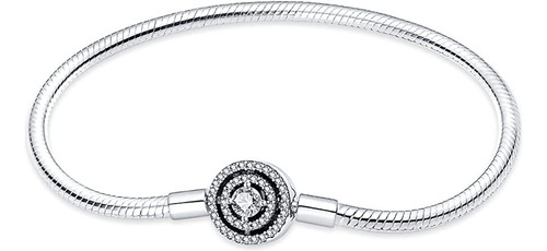 Kunsir 925 Sterling Silver Snake Chain Bracelet Fully Compat