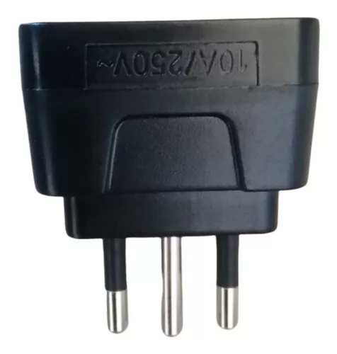 Adaptador Conector Pin Grueso A Fino Enchufe 16 Amp A 10 Amp