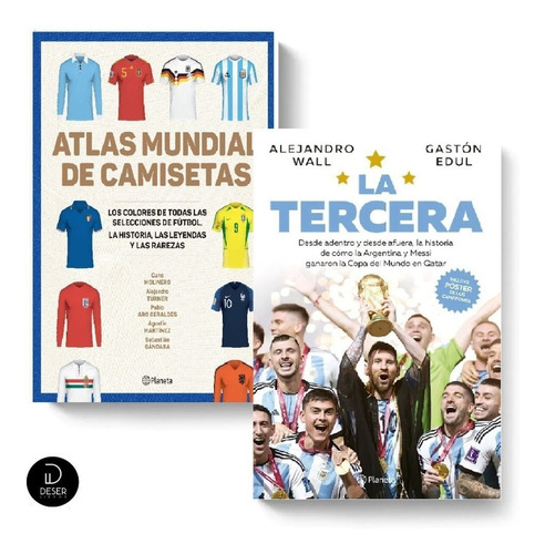 La Tercera Edul Y Alejandro Wal + Atlas Mundial De Camisetas