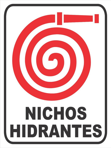 Cartel Nichos Hidrantes 11x14 Cm