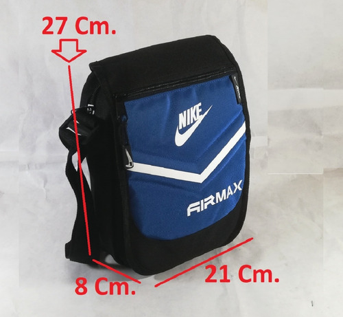 Imagen 8 de 8 de Morral Marca Deportiva Porta Tablet iPad 9¨ Frente Azulino