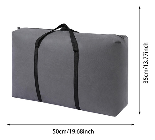 Bolsa Para Mudanzas, Bolsa De Lona Con Cremallera Y Asas