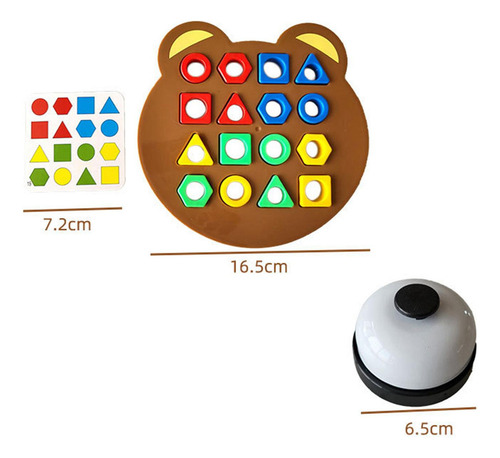 Rompecabezas De Combinación De Bloques De Juego Con Campana