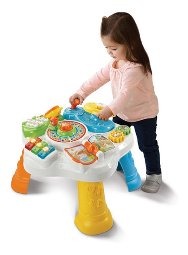 Mesita Estrella Blanca Bilingüe Didáctica Bebé Juguete Vtech