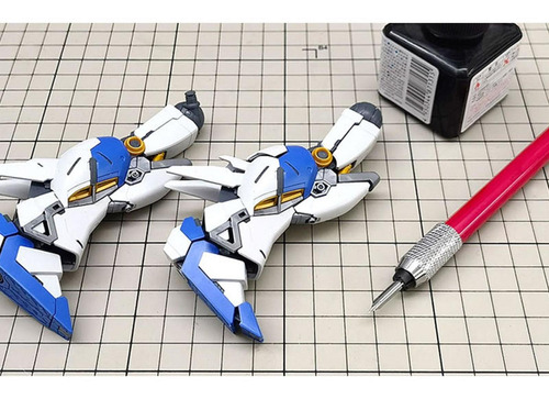 Modelo Panel Line Accent Pen Assembly Model Tool Para Gundam