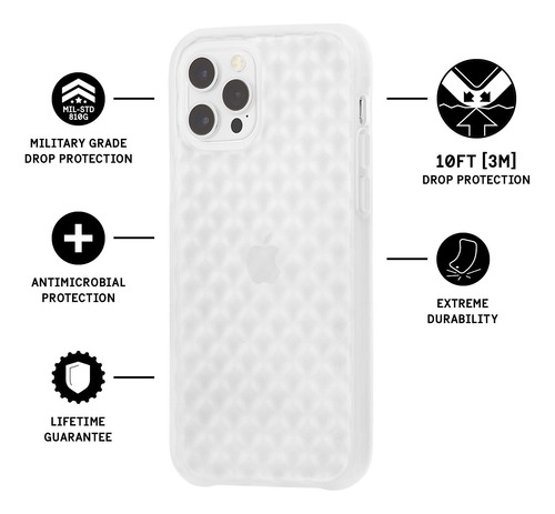 Funda De Teléfono Pelican Rogue Series Para iPhone 12/12 Pro
