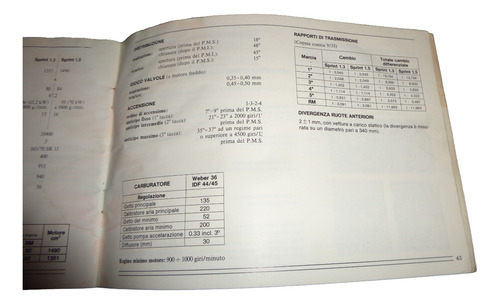 Alfa Romeo Alfasud Sprint Veloce Libro Manual Original (Usado)
