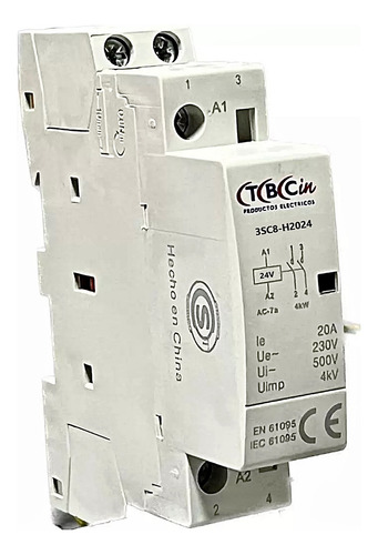 Contactor Modular Monofasico Tbcin Bobina 24v