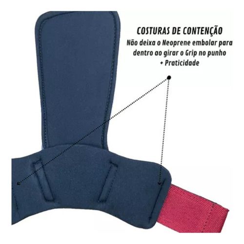Grip Cross Training Pull Up Pulseira Vermelha Strong Grip
