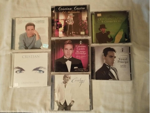 Cd's Originales Y De Colección De Cristian Castro