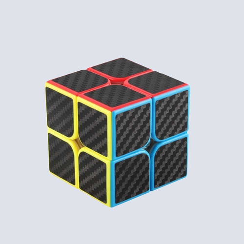 Cubo Rubik Qiyi 2x2 Fibra Carbono + Regalo
