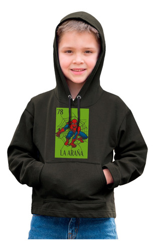 Ropa Infantil Negra Panda De Loteria Mexicana La Araña 