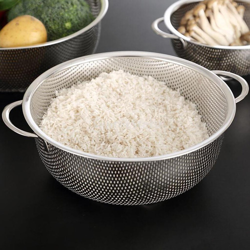 Cesta Escurridor De Pasta Con Colador De Arroz De Malla Fina