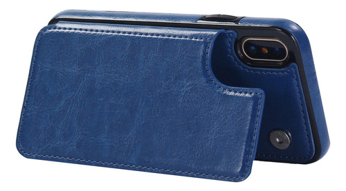 B Funda Carcasa Piel Billetera Con Soporte Para iPhone