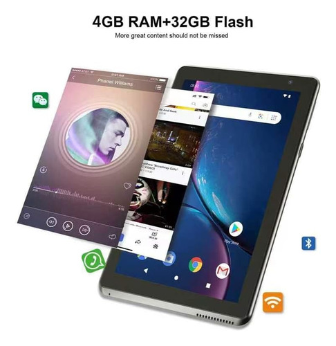 Tableta Android De 7 Pulgadas, Tableta Android 12 De 32 Gb D