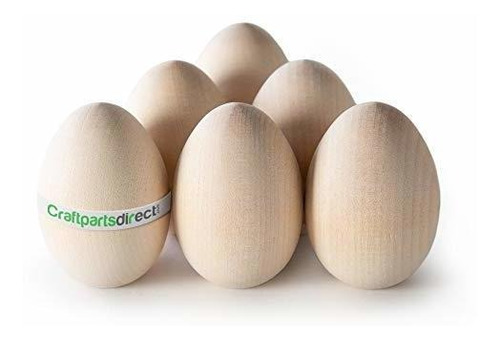 Huevos De Madera Sin Pintar - Para Pascua, Manualidades Y
