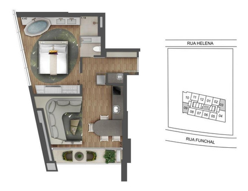 Imagem 20 de 23 de Apartamento À Venda No Bairro Vila Olímpia - São Paulo/sp - O-4269-11345