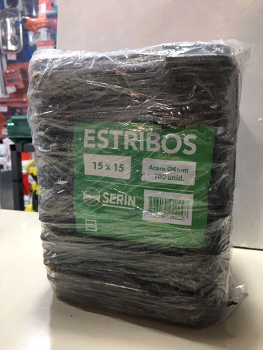 Imagen 1 de 3 de Estribo 15x15 X 4 Columna X 100 Un