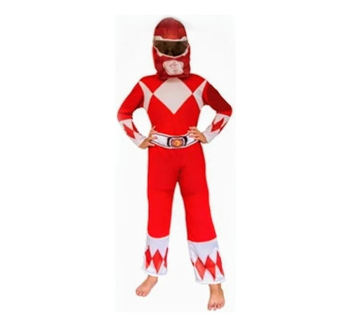 Disfraz Power Ranger Rojo T0 New Toys 1073